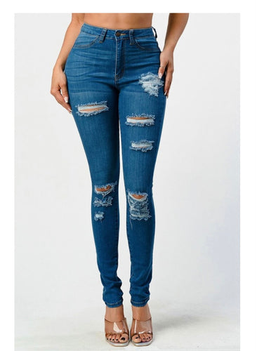 Slightly Distressed Denim